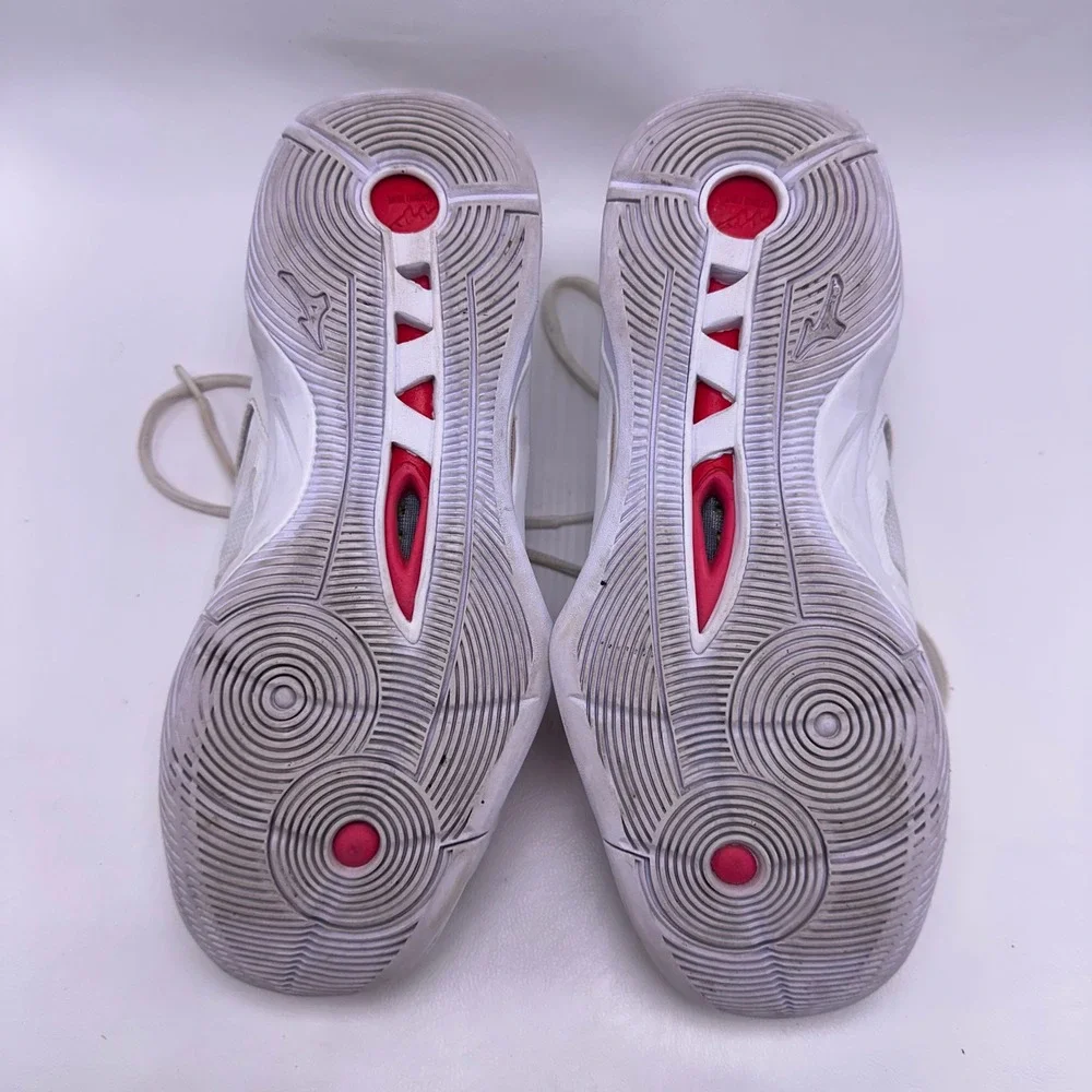 Mizuno Wave Momentum 2 Womens Volleyball Shoes White Red V1GC211261 Size 8.5